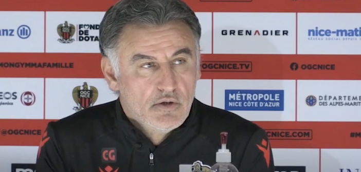 OGC Nice : Galtier annonce plusieurs cas de Covid avant Brest