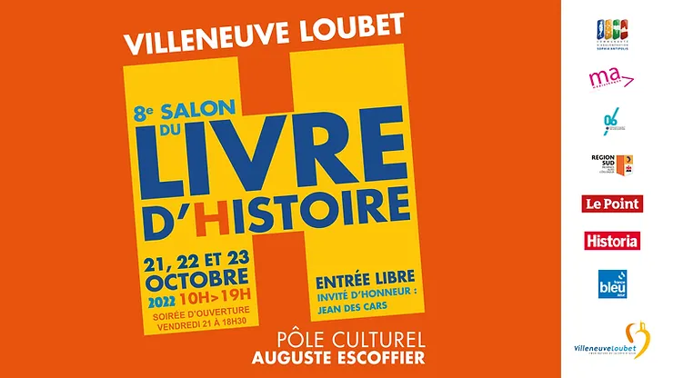 Villeneuve-Loubet célèbre le 8e Salon du Livre d’Histoire