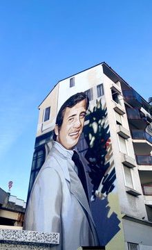 Une fresque en hommage à Belmondo dévoilée à Cannes