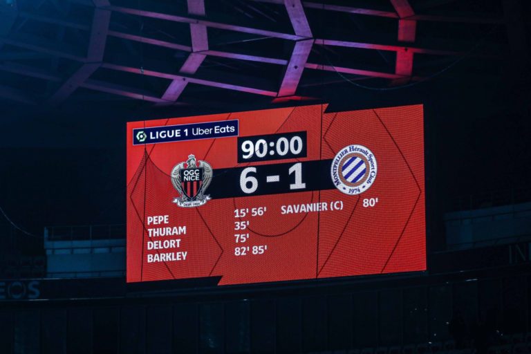 OGC Nice – MHSC (6-1) : première de rêve pour Digard