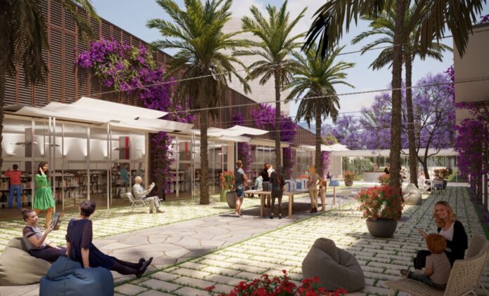 bibliothèque louis nucéra, projet