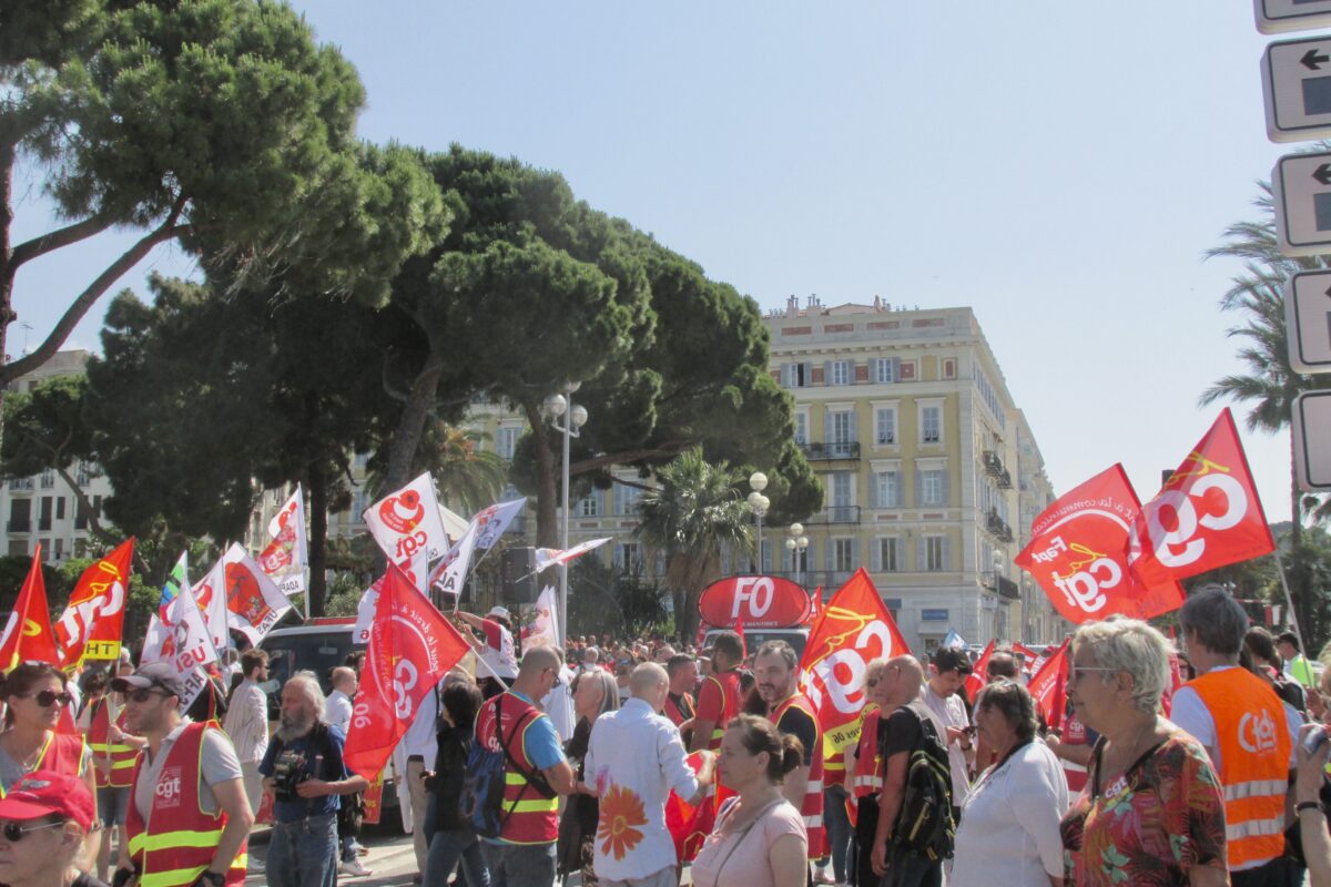 Mobilisation au jardin Albert 1er