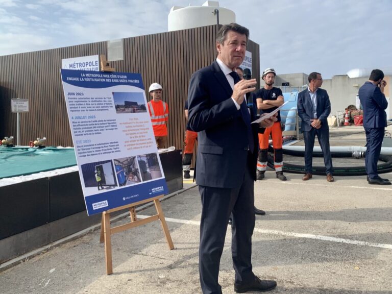 Nice déploie « le plus grand projet de France » de réutilisation des eaux usées traitées