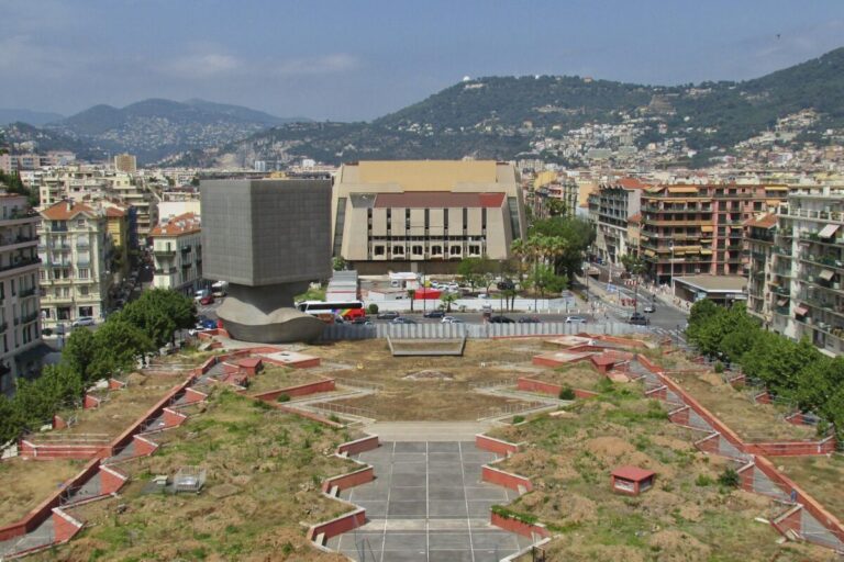 Vue depuis le toit du MAMAC, crédit photos : Delphine Rossignol