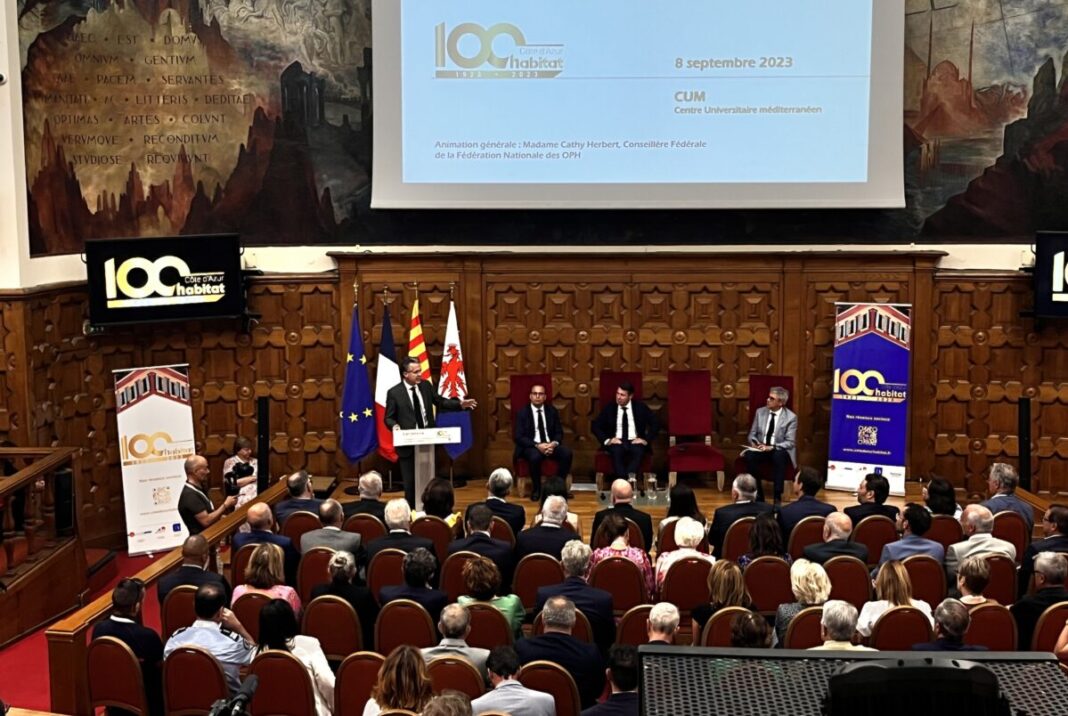 Côte d'Azur Habitat célébré son centenaire en compagnie de Christophe Béchu.