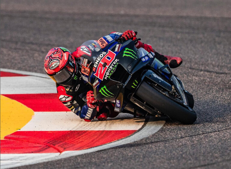 Fabio Quartararo au GP d'Inde 2023