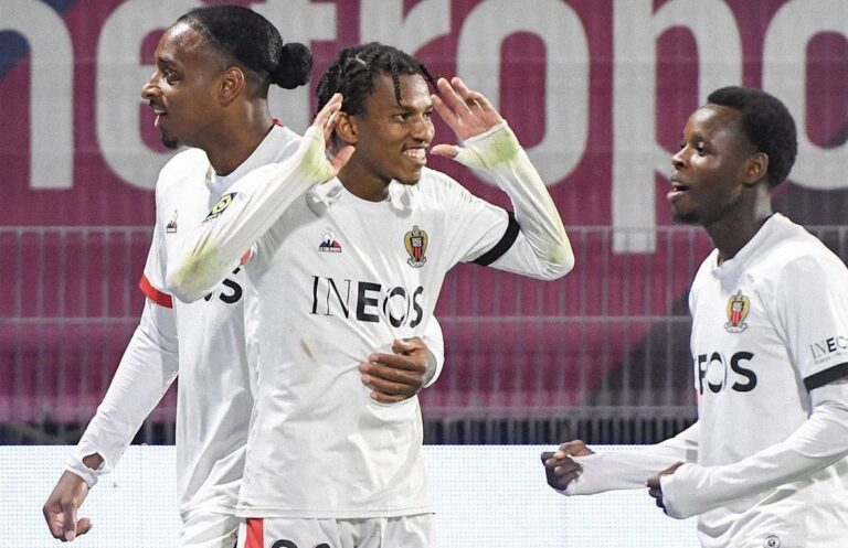 Sans trembler, l’OGC Nice s’impose à Clermont