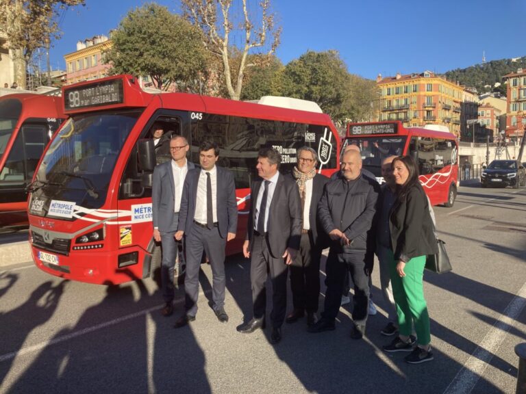 Nice accueille une nouvelle ligne de bus 100% électrique