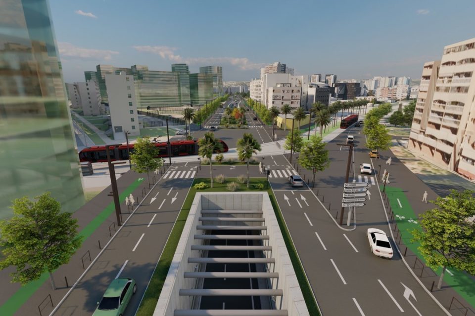 le projet de la voie Mathis de Nice.