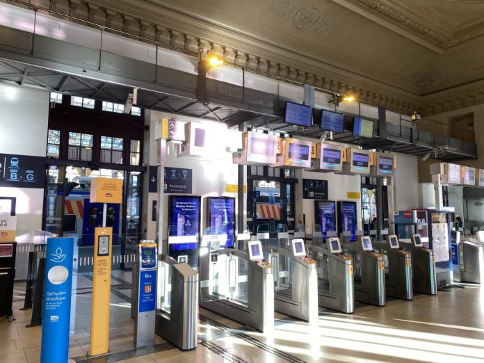 La gare de Nice en ce week-end de grève