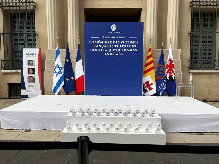Nice rend hommage aux victimes de l’attaque du 7 octobre