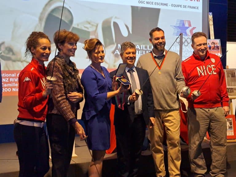 La médaille olympique de Marc Cerboni entre au Musée National du Sport