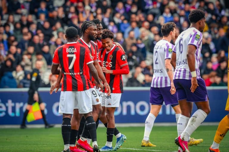 L1 : Nice s’incline face à Toulouse