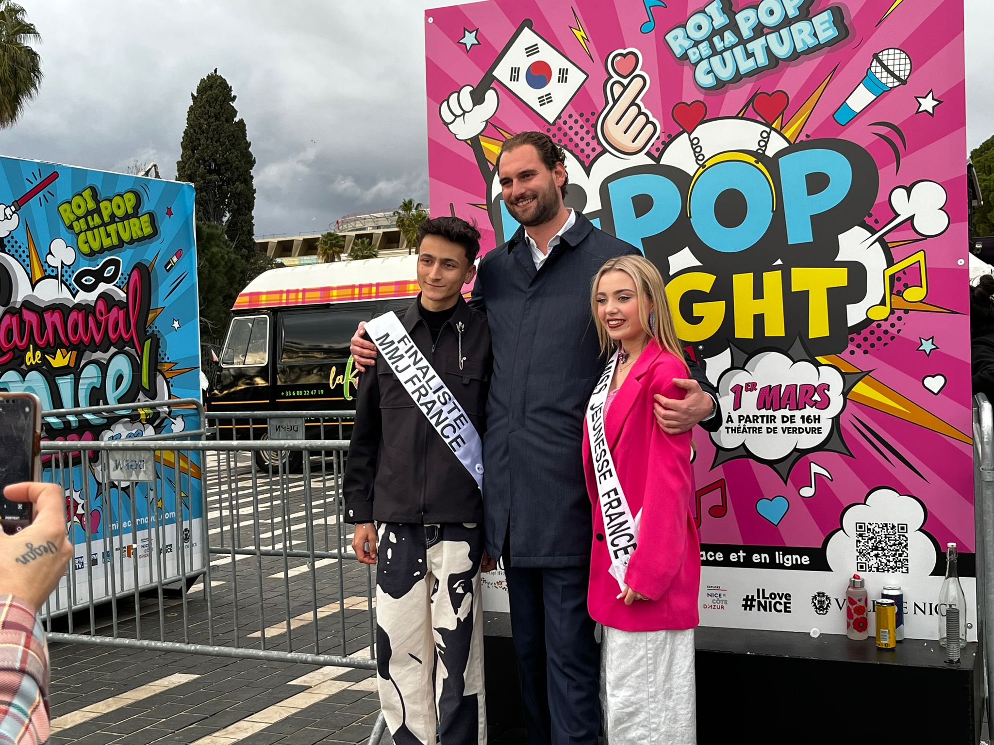 Chanel Berrebi, élue Miss France Jeunesse 2023 et Nel Monnet l’Antibois finaliste du concours Miss et Mister jeunesse.