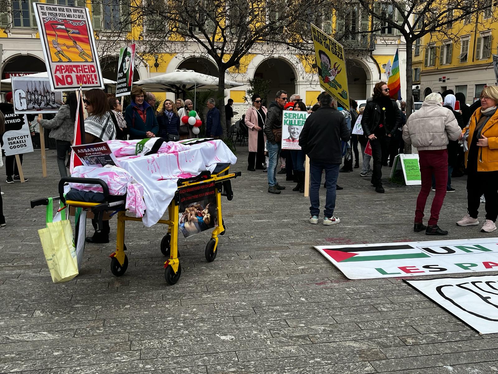 "Gaza Nice est avec toi !": manifestation en soutien à la Palestine
