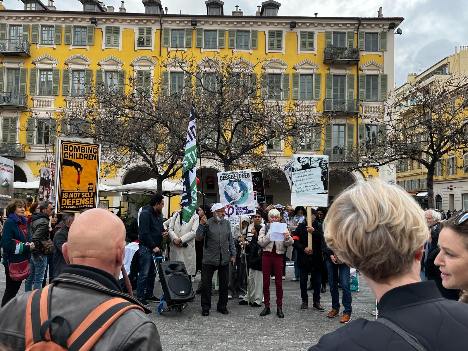 "Gaza Nice est avec toi !": manifestation en soutien à la Palestine