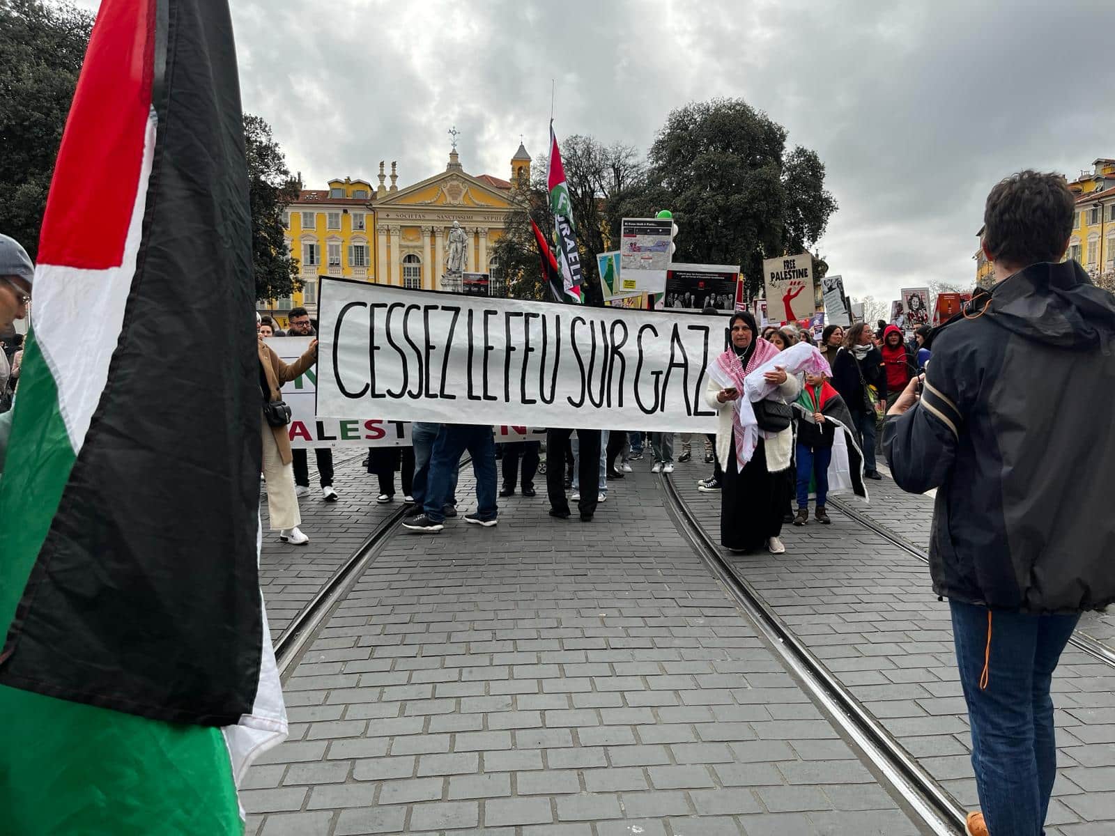 "Gaza Nice est avec toi !": manifestation en soutien à la Palestine