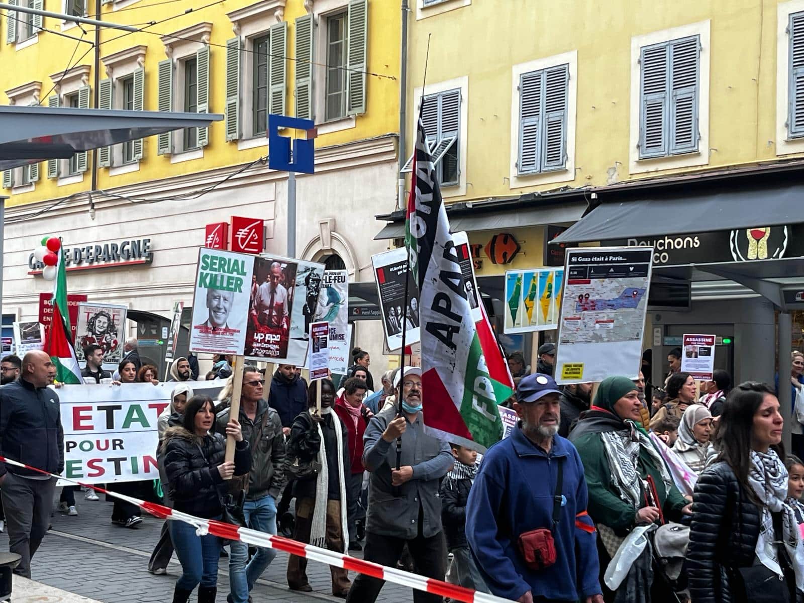 "Gaza Nice est avec toi !": manifestation en soutien à la Palestine