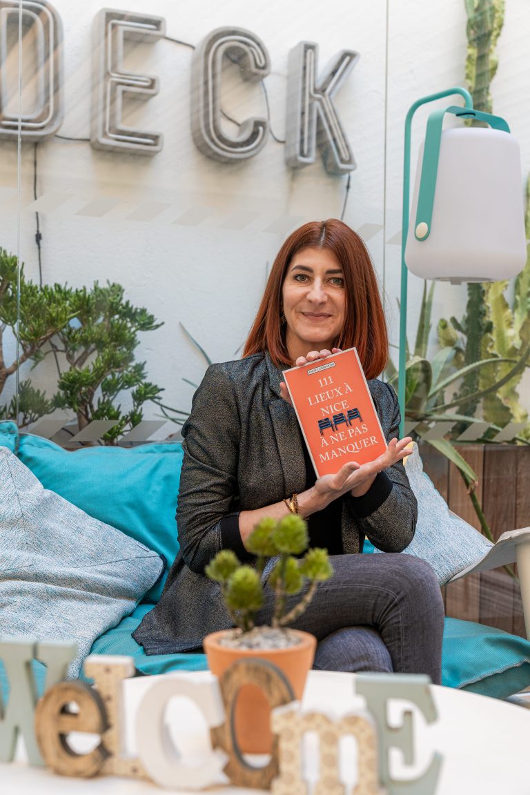 Anne Lombardo, auteure du livre "111 lieux à Nice à ne pas manquer"
