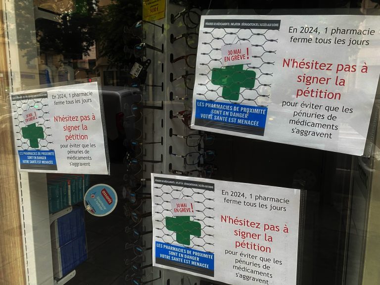 pharmacies en grève