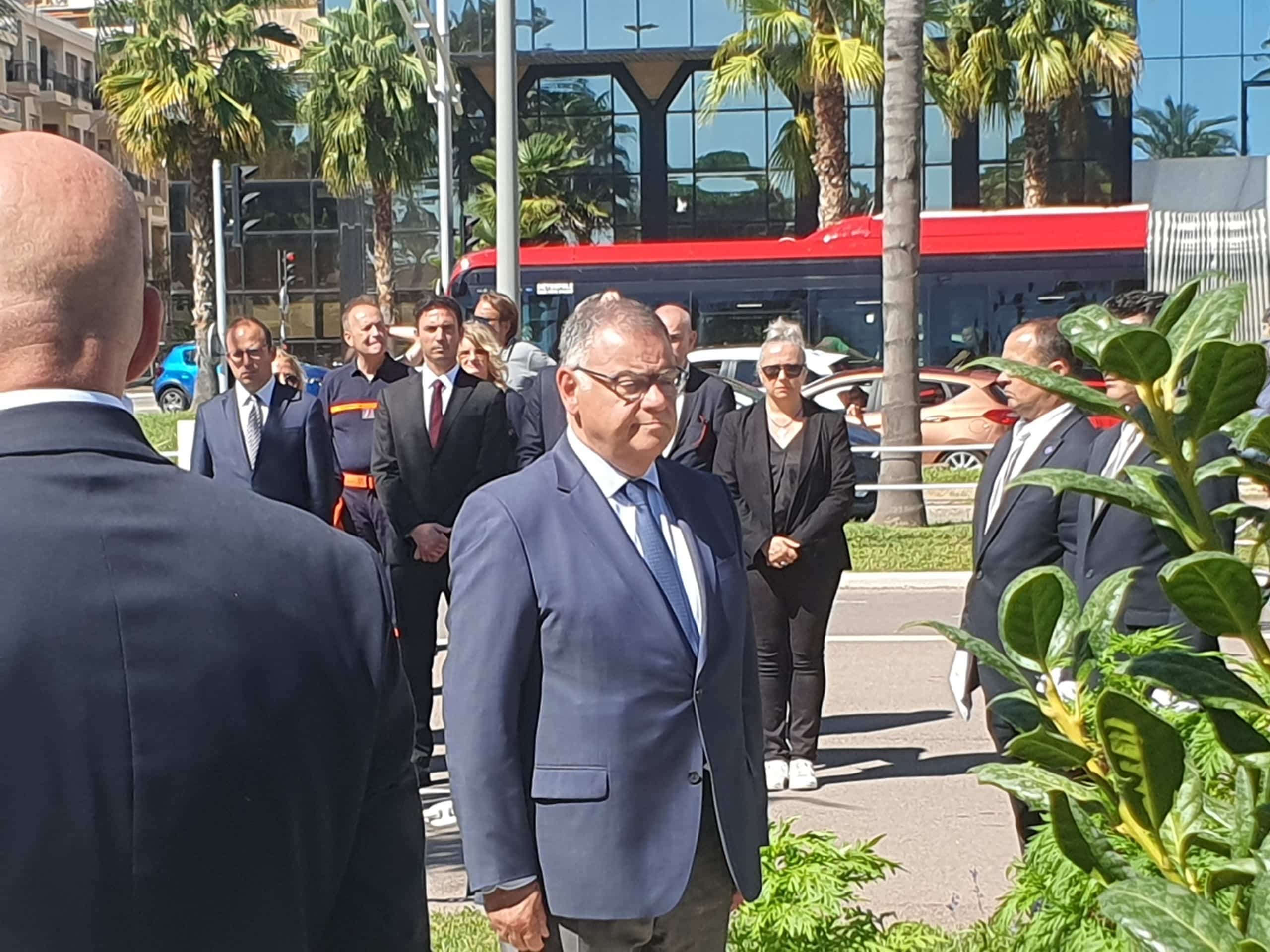 Cérémonie de commémoration des 56 ans de la catastrophe Ajaccio-Nice