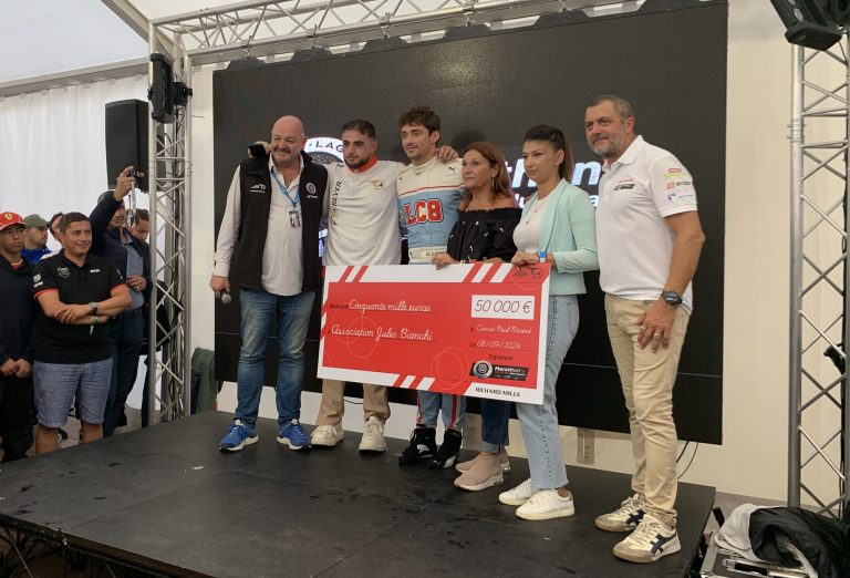Des fonds pour l’hôpital l’Archet en l’honneur de Jules Bianchi