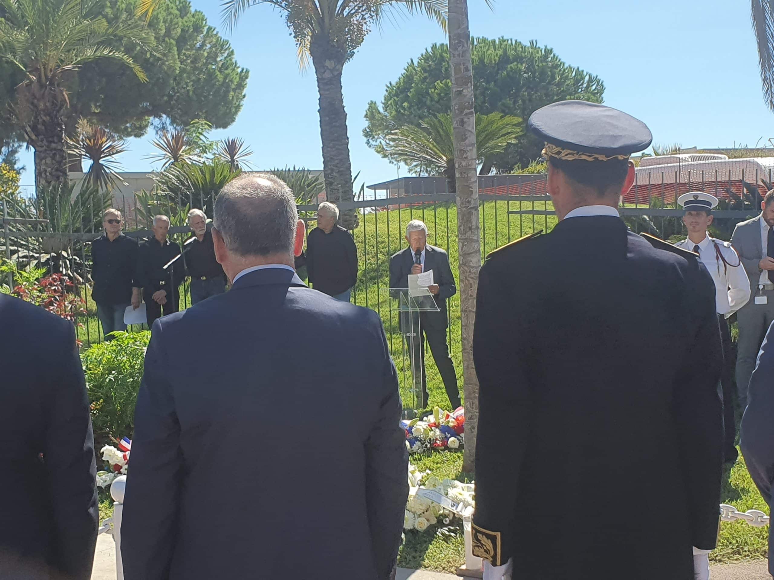 Cérémonie de commémoration des 56 ans de la catastrophe Ajaccio-Nice