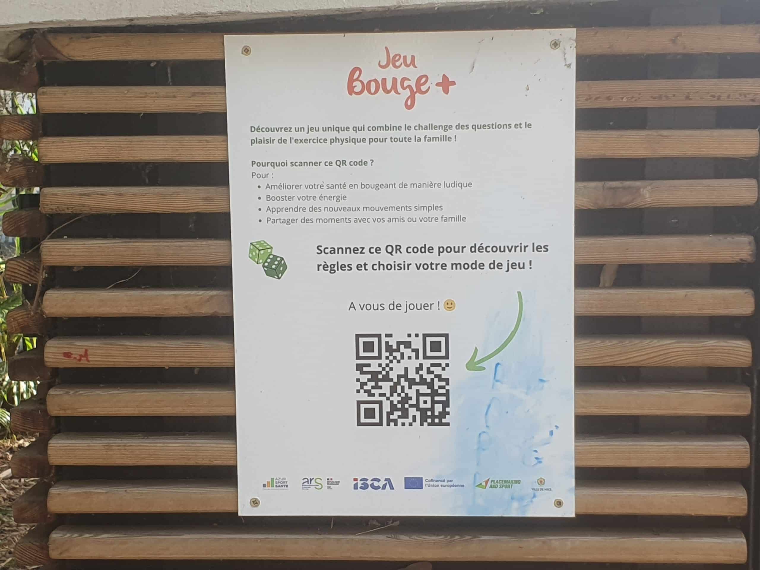 Jeu Bouge + : un dispositif ludique pour promouvoir l’activité physique à Nice