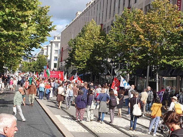 Une manifestation à Nice.