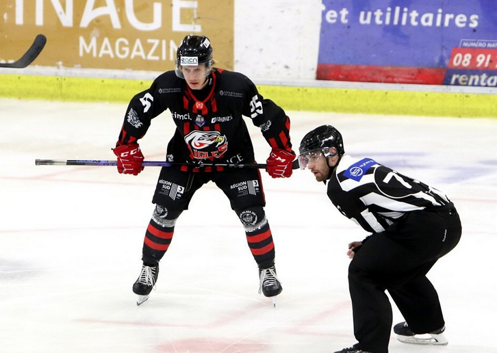 Ligue Magnus : Nice s’est accroché mais s’incline aux prolongations à Bordeaux