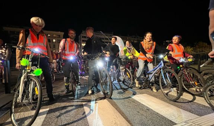 Nice à Vélo veut sensibiliser les cyclistes à l’éclairage de nuit