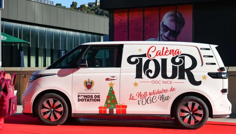 L’OGC Nice relance le Calèna Tour pour un Noël solidaire