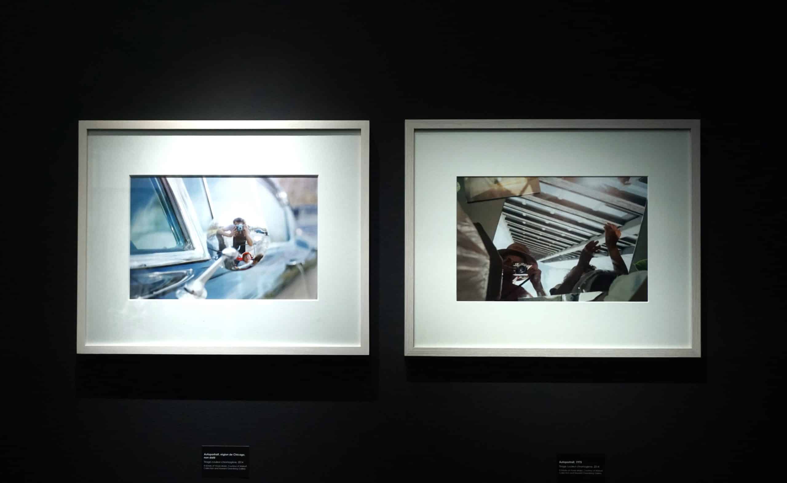 Deux autoportraits de Vivian Maier photographiés par I.A.