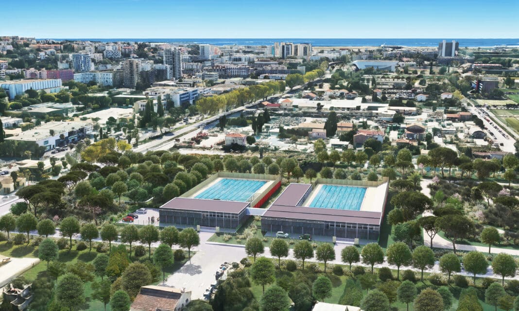Le plan 3D de la piscine de la plaine du Var