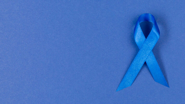 Un ruban bleu