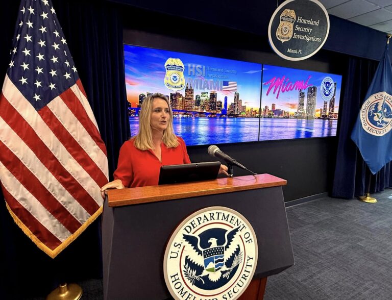 La Sénatrice Alexandra Borchio Fontimp en visite aux USA.