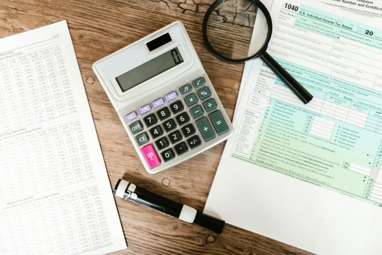 Une déclaration d'impôt.