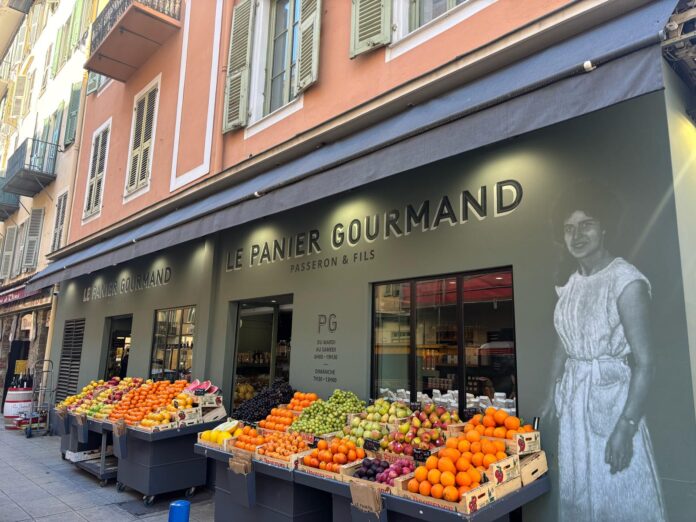 L'épicerie Le Panier Gourmand de Nice.