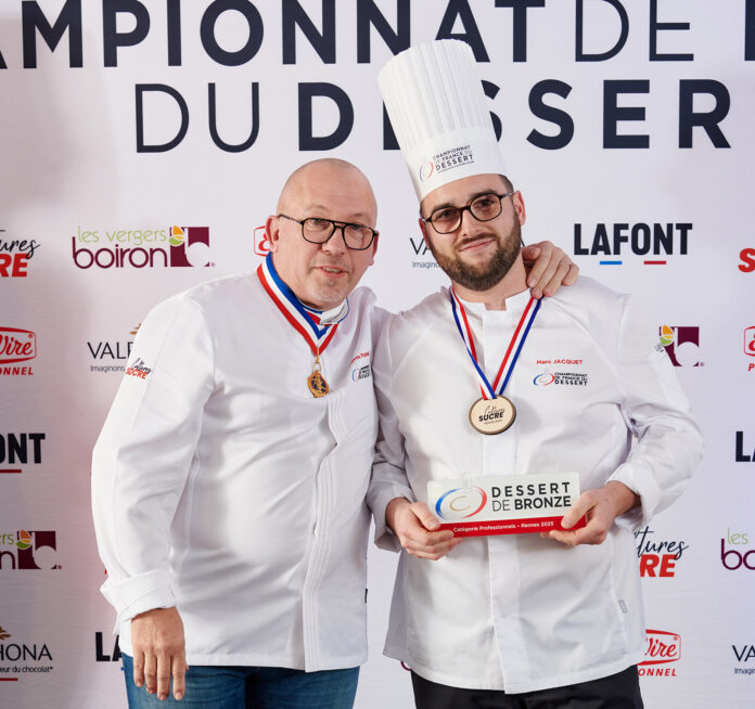 Marc Jacquet pâtissier à la Chèvre d'or d'Eze.