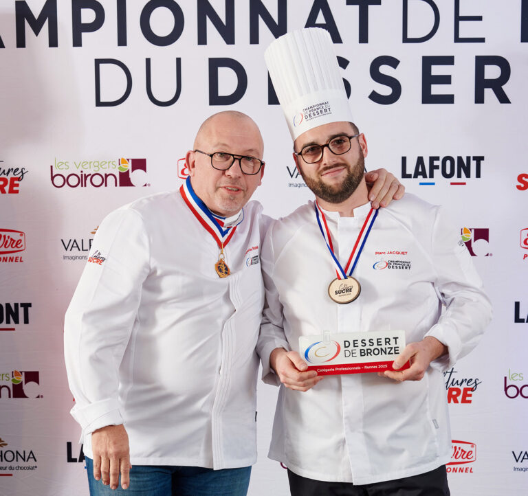 Marc Jacquet pâtissier à la Chèvre d'or d'Eze.