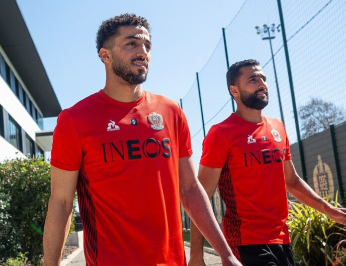 Les joueurs de l'OGCN avant d'aller à l'entrainement.