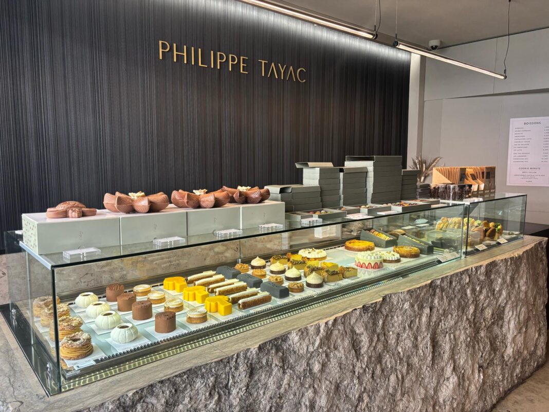 La vitrine du chef Philippe Tayac.
