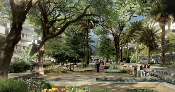 Un parc en projet dans le quartier Nice Méridia