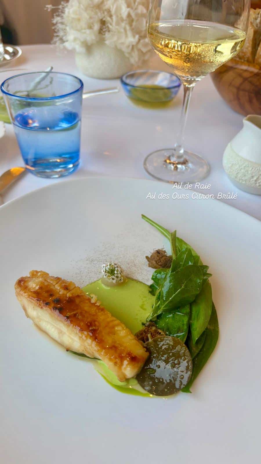 Un plat du restaurant la Chèvre d'Or à Eze