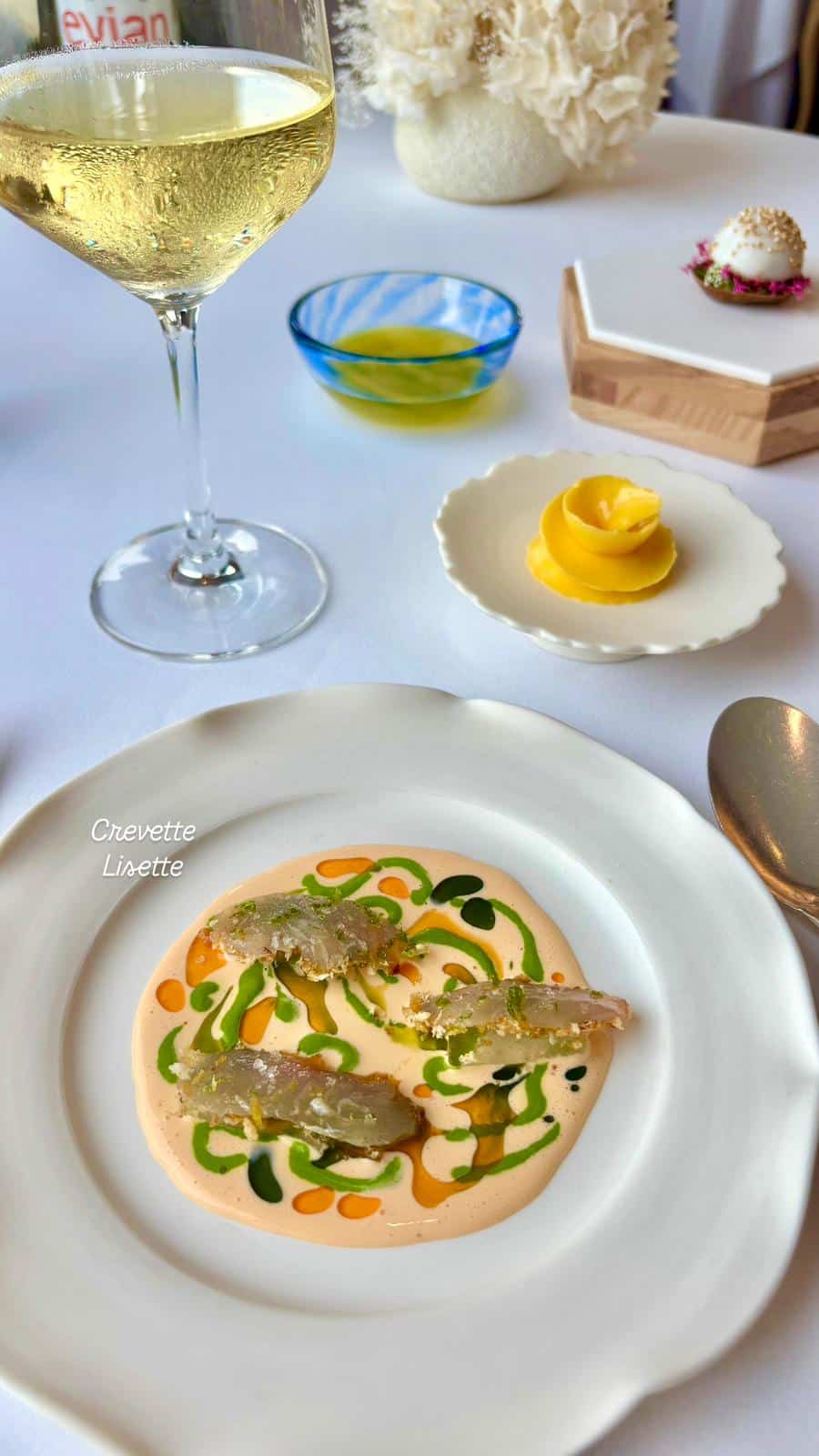 Un plat du restaurant la Chèvre d'Or à Eze
