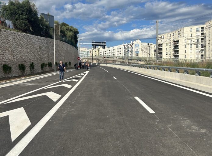 Le tunnel de la nouvelle sortie Ouest de la Voie Mathis est terminé