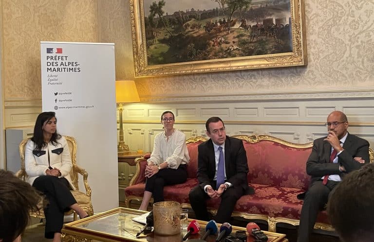 Laurent Hottiaux préfet des Alpes-Maritimes au palais des roi Sardes.