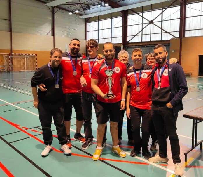 L'équipe de Torball de Nice.