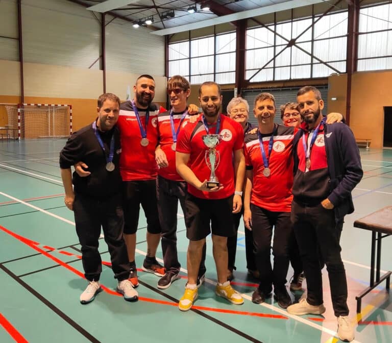L'équipe de Torball de Nice.