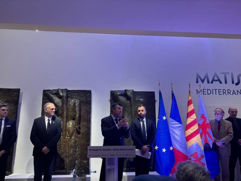 Christian Estrosi inaugurant la Biennale de Nice 2025 au musée Matisse